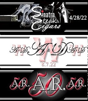 Cigar label samples from actual Miami events Cigar label samples from actual Miami events